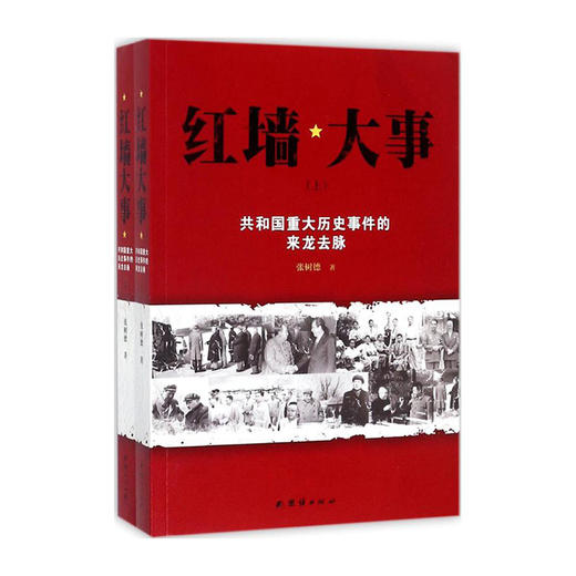 红墙大事:共和国重大历史事件的来龙去脉(上下)/团结出版社/张树德/9787512650220 商品图0