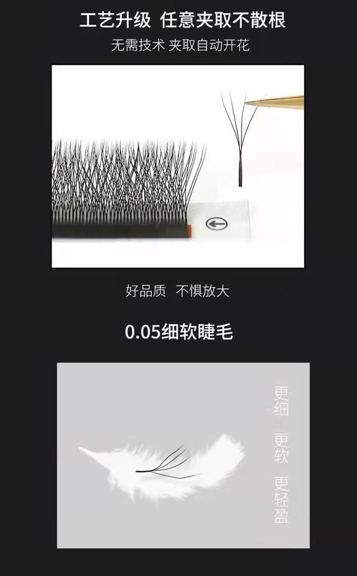 四叶草睫毛4D仙朵5款可选 商品图3