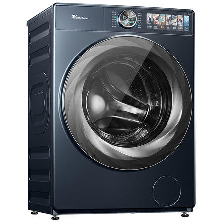 小天鹅(LittleSwan)本色系列 蓝氧特渍净 10KG滚筒洗衣机全自动 旋瀑水流 智能家电 纤薄自由嵌TG100MS9ILZ 商品图1