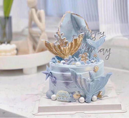 海洋之蓝蛋糕 商品图0