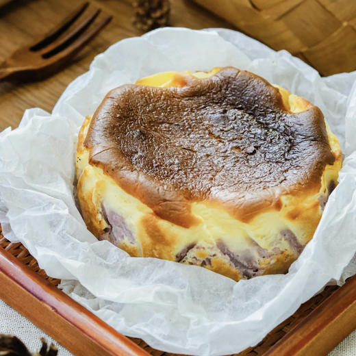 烤爱·热销款·西班牙巴斯克重芝士系列·芋泥巴斯克芝士蛋糕·芋泥·下午茶 全国配送（偏远地区除外） 商品图3
