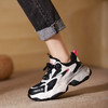 西村名物2021秋冬ins潮撞色老爹鞋透气运动休闲鞋厚底显高女鞋T22AM16671 商品缩略图1