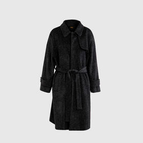 韩风前搭片单排扣男款大衣