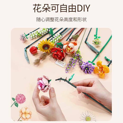 LOZ积木  1658  花卉盆栽 商品图3