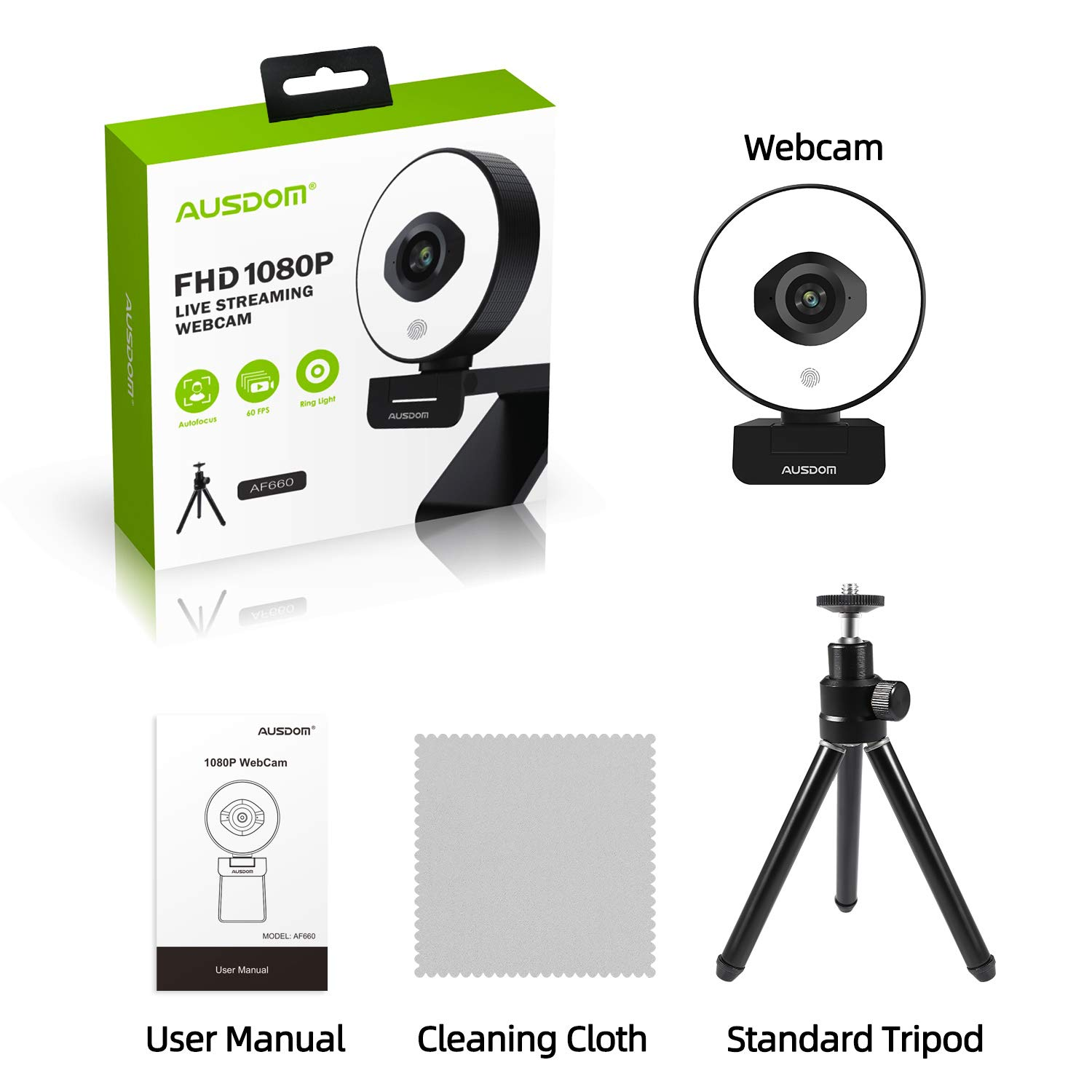 ausdom webcam software for mac