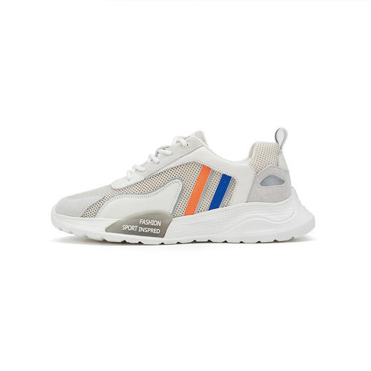 西村名物2021年秋冬商场同款男鞋韩版休闲鞋轻便防滑阿甘鞋小白鞋老爹鞋X11CW33531 商品图2