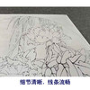 【有步骤、大彩图】李晓明工笔画白描底稿小品《二乔春色》牡丹初学者临摹花鸟线稿KD01 商品缩略图4