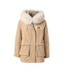 famecoco范可儿大毛领派克服女冬季品牌工装羽绒服中长款女士外套F218AD004 商品缩略图5