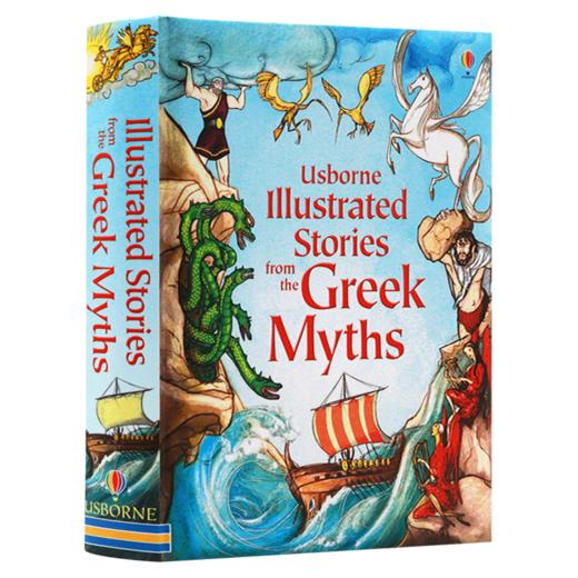 古希腊神话插图故事合集 英文原版 Usborne Illustrated Stories from the Greek Myths 精装全彩插画版 小学生英语课外阅读 商品图4