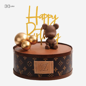 黑巧熊·奶油蛋糕，可选1.5/2.5/6磅