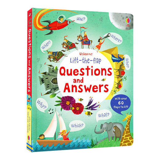 你问我答科普翻翻书 英文原版 Lift the Flap Questions and Answers Usborne 尤斯伯恩 纸板书 认知趣味英语启蒙图画书 英文版 商品图0