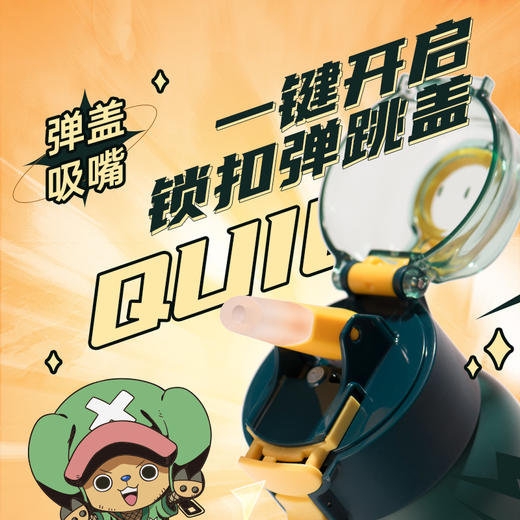 鲤集航海王真空保温杯D30306 商品图6