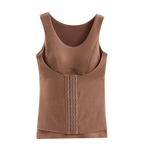 皇家丽美塑身衣收腹束腰带胸垫美体加绒保暖内衣背心女BN21001 商品图8