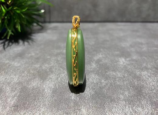 【御珠宫坊】金镶碧玉吊坠 商品图6