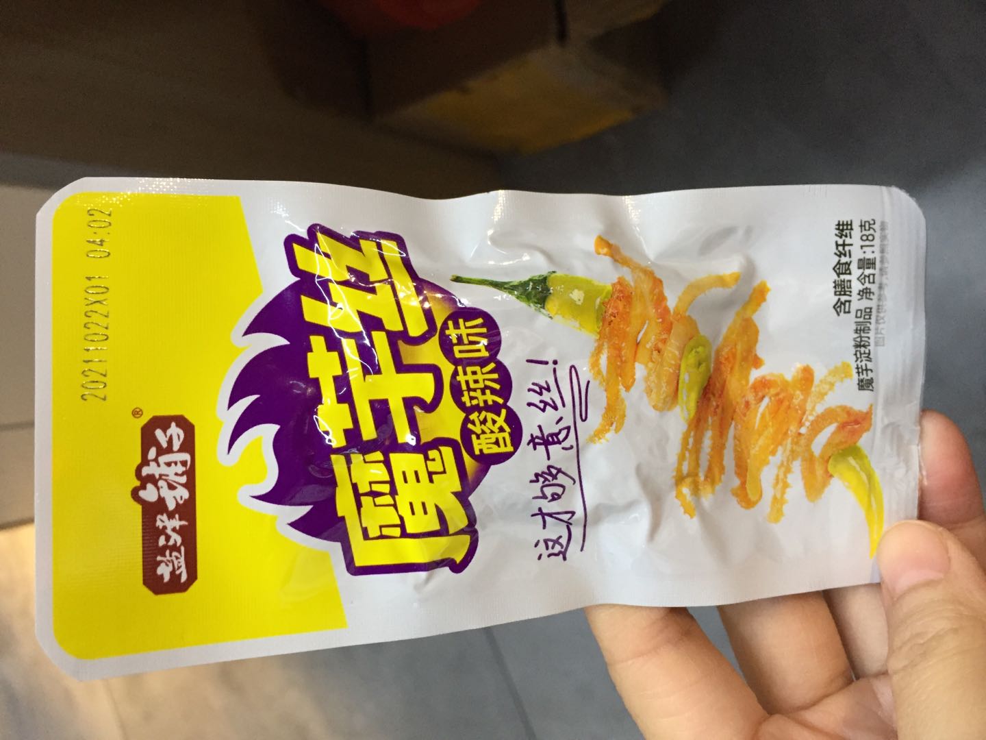 盐津铺子魔芋爽（成都老坛泡椒味）18克