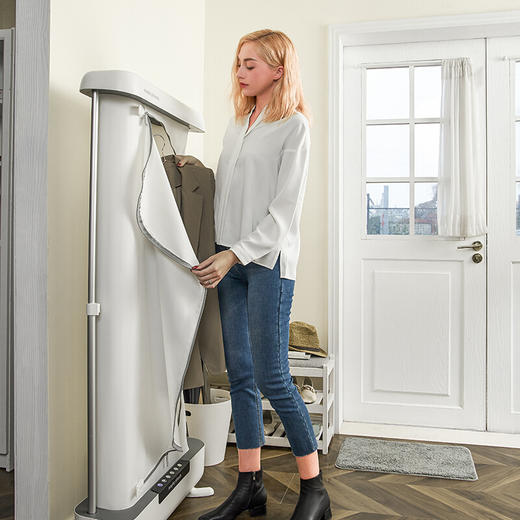 摩飞电器（Morphyrichards）干衣机挂烫机折叠式智能衣物护理机蒸汽消毒杀菌除螨机 MR2050 商品图3