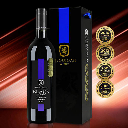 [红酒]中粮名庄荟澳大利亚麦格根黑牌干红葡萄酒13.5度750ml 商品图1