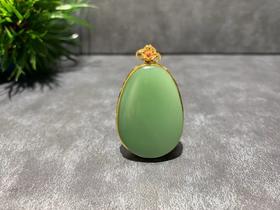 【御珠宫坊】金镶碧玉吊坠
