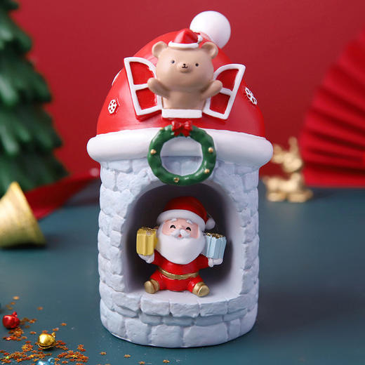 圣诞节圣诞老人星星灯小鹿氛围灯圣诞活动桌面摆件儿童平安夜礼物 商品图6