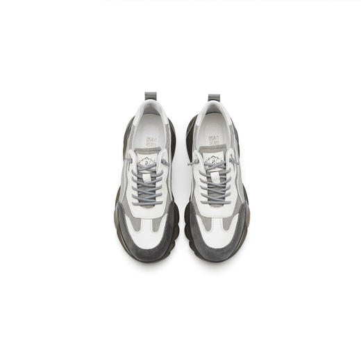 西村名物2021年秋冬商场同款男鞋韩版休闲鞋轻便防滑阿甘鞋小白鞋老爹鞋X11CW33431 商品图1