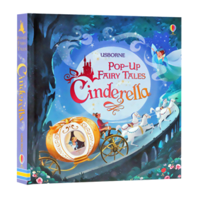 灰姑娘 立体童话书 英文原版 Usborne Pop Up Fairy Tales Cinderella 偷偷看里面 经典童话故事绘本 英文版儿童英语启蒙洞洞书