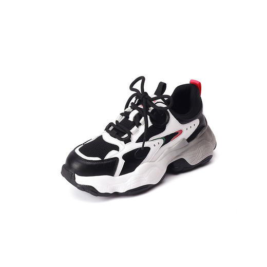 西村名物2021秋冬ins潮撞色老爹鞋透气运动休闲鞋厚底显高女鞋T22AM16671 商品图2