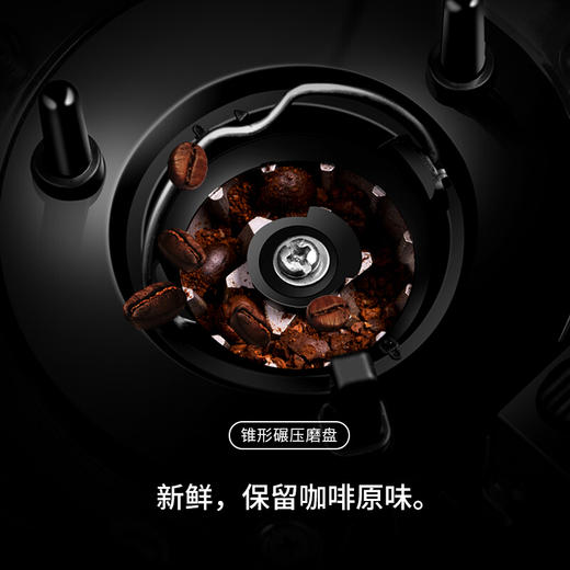摩飞（Morphyrichards）MR1103咖啡机全自动磨豆家用咖啡机不锈钢保温咖啡壶 豆粉两用 商品图5