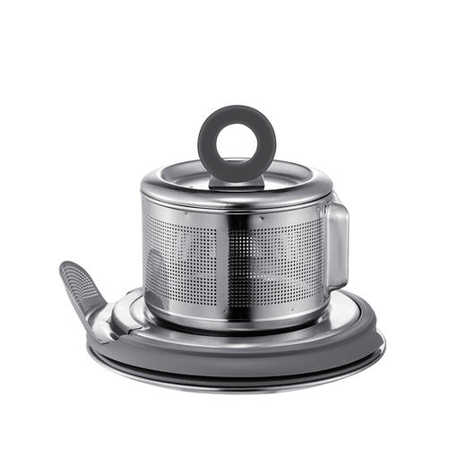 摩飞电器（Morphyrichards）养生壶煮茶器煮茶壶智能升降电水壶烧水壶电热水壶迷你玻璃花茶壶黑茶 MR6088灰 商品图6