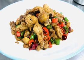 杭椒生炒仔鸡(份)