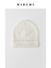 HIDEMI 美利奴圈圈羊毛圆帽 原白色/炭灰色 商品缩略图1