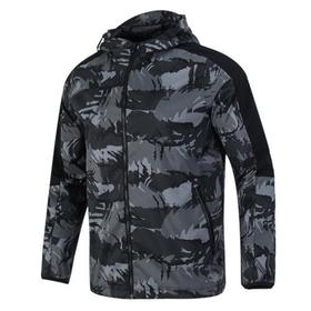 adidas/阿迪达斯 21秋季 男款 运动服 时尚 出行 舒适 休闲 跑步 梭织 连帽 夹克 外套 H40232 H40233