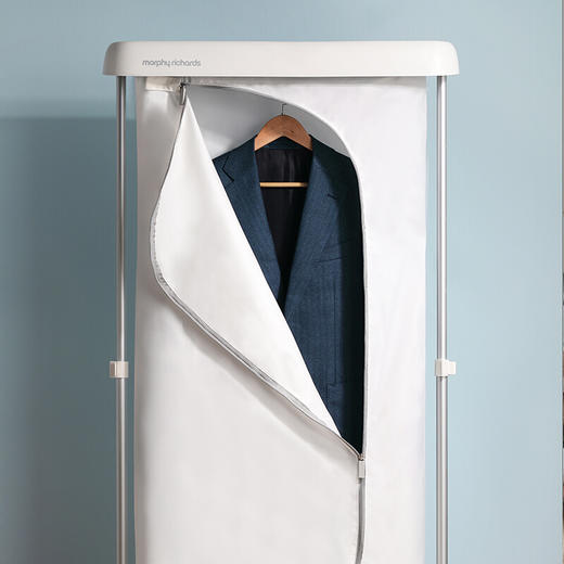 摩飞电器（Morphyrichards）干衣机挂烫机折叠式智能衣物护理机蒸汽消毒杀菌除螨机 MR2050 商品图1