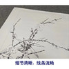 【有步骤、大彩图】李晓明工笔画白描底稿斗方小品《梅竹双友图》梅花初学者临摹花鸟线稿KC32 商品缩略图4