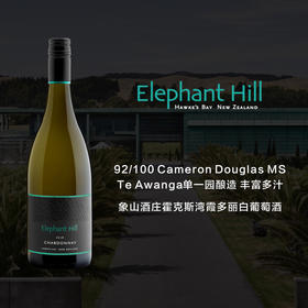 象山酒庄霍克斯湾霞多丽白葡萄酒 2019 Elephant Hill Chardonnay