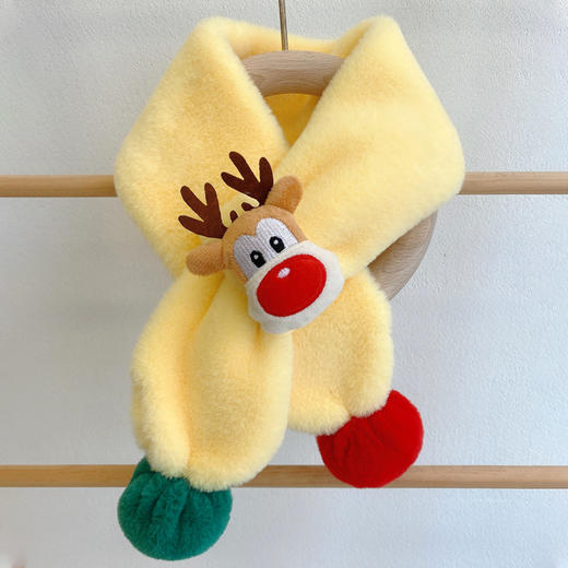 【圣诞宝宝围脖】秋冬韩版儿童围巾新款婴幼儿冬季可爱加绒保暖 商品图6