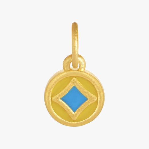 潮宏基小神仙系列金钱满足金挂坠（不含配饰） 商品图3