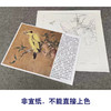 【有步骤、大彩图】李晓明工笔画白描底稿斗方小品《榴枝黄鸟图》石榴黄鹂初学者临摹花鸟线稿KC31 商品缩略图2