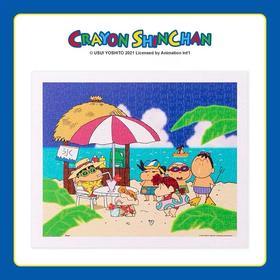 天空之城-3D.JP—500片平面拼图 塑料拼图蜡笔小新-在海边H2690