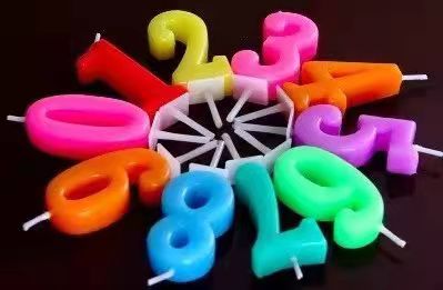 数字蜡烛