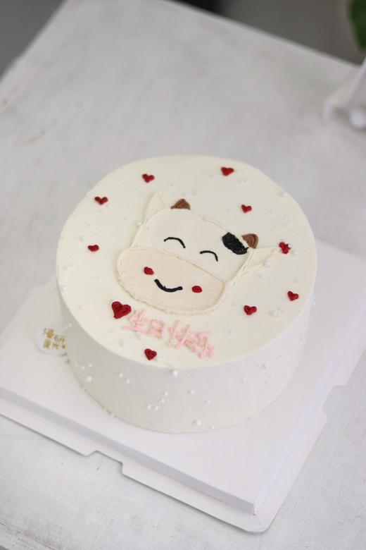 【生日蛋糕】手绘小牛款 商品图0