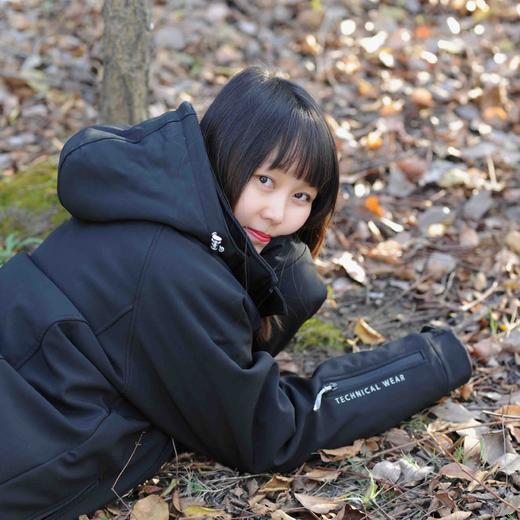 （自留款，尾单无补）Himalaya黑色专业户外防风防水冲锋棉服夹克男士保暖冬装 商品图9