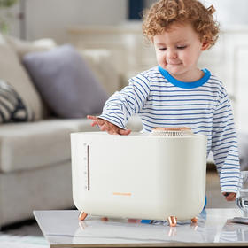 摩飞（Morphyrichards）无雾加湿器卧室家用办公室桌面孕妇婴儿低噪 4L大容量上加水遥控升级版MR2081