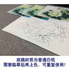 【有步骤、大彩图】李晓明工笔画白描底稿斗方小品《玉立春风》牡丹初学者临摹花鸟线稿KD21 商品缩略图3