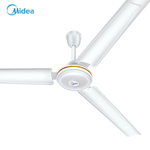 美的（Midea） FC140-BA吊扇56吋家用客厅电风扇轻音铁叶大风力宿舍工厂楼顶扇FC56 白色 （线下同款） 商品图0