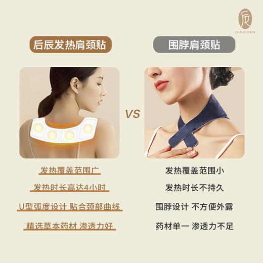 「肩颈酸、疲克星」简直太舒服了！后辰发热肩颈贴 8小时持续恒温 享受肩颈SPA 赶走疲惫10袋/盒 商品图5