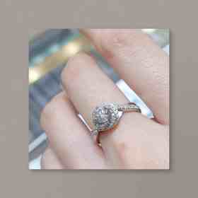 1F南洋恒信PT950钻石戒指