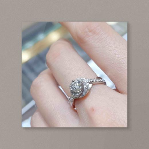 1F南洋恒信PT950钻石戒指 商品图0