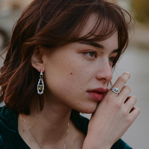 【刘忻&李若彤同款】Hope希望系列｜转角耳坠 商品图3