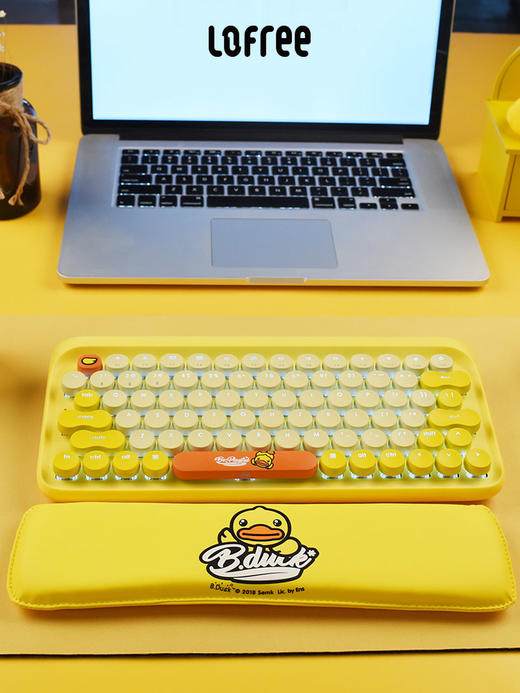 洛斐圆点键盘-小黄鸭套装EH112S 商品图3