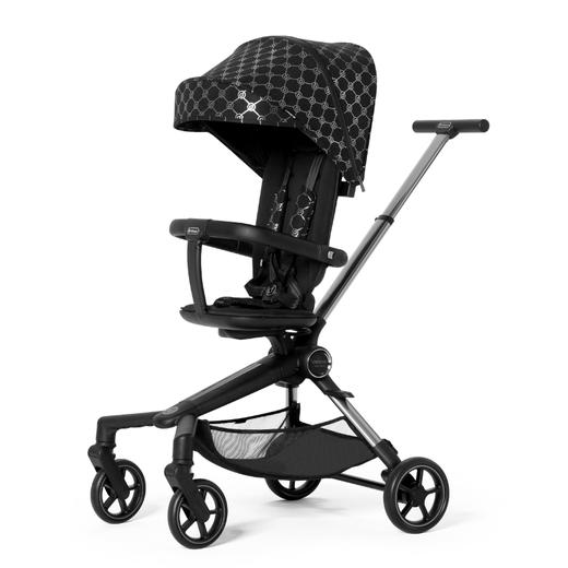 Delama德拉玛 Q1plus灵镜轻便折叠可坐可躺高景观宝宝遛娃推车 星空银 商品图2